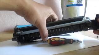 How to refill HP LaserjetPro P1102 Printer with CE651A cartridges [upl. by Edmea]