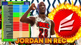 His Airness Michael Jordan Dominates in Random Rec in NBA 2K24 [upl. by Reklaw]