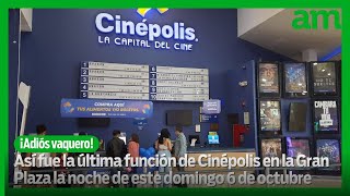 Así fue la última función de Cinépolis en La Gran Plaza en León [upl. by Robma]