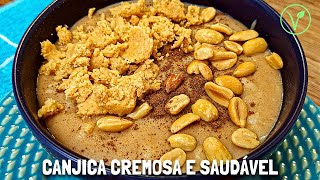 RECEITA DE CANJICA CREMOSA SEM AÇÚCAR E SEM LACTOSE  ADOÇADA COM TÂMARAS  MAIS SAUDÁVEL [upl. by Esor]