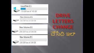 change drive letters [upl. by Michele500]