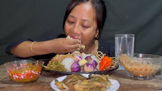 NganamNgasang thongbaAtaobaPan eromba mukbang [upl. by Llenrag]