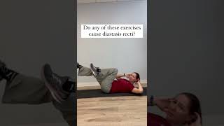 Do these exercises cause diastasis recti [upl. by Moser]