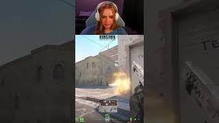 the woman was too stunned to speak twitch cs2 streamer girlgamer [upl. by Odinevneib]