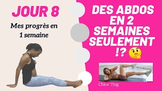 2 semaines de challenge de Chloe Ting 10min dabdos intenses par jour  8ème jour [upl. by Nirrak]