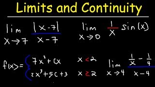 Limits and Continuity [upl. by Auhso]