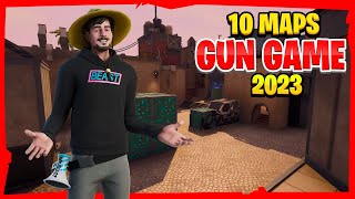 🥵best 10 GUN GAME maps in Fortnite Chapter 4  GUN GAME Fortnite Codes🥶 [upl. by Lidah410]