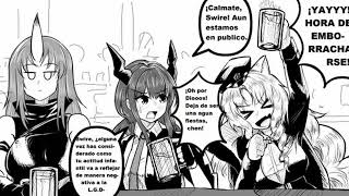 Arknights Comic Dub  Chen x Swire ¡En Español también [upl. by Dowdell344]