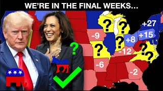 UPDATED 2024 Presidential Election Prediction  Kamala Harris vs Donald Trump October 13 2024 [upl. by Valene]