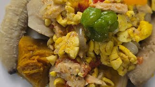 ackee and saltfish realfoodfypシ゚viral [upl. by Gilud]