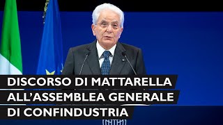 Mattarella all’Assemblea Generale di Confindustria [upl. by Eloise]