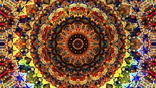 Relaxing Radial Kaleidoscope Visual Meditation  Mind Movie for Stress Relief amp Calm [upl. by Astiram]