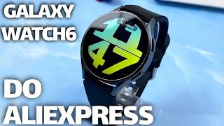 Chegou Galaxy Watch 6 do Aliexpress barato e completo  Unboxing e Review [upl. by Erot470]