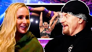 WWE Divas Champion Michelle McCool Gets Ragdolled By Bianca Belair 4 [upl. by Ancelin]