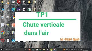 TP1  Chute verticale dans lair avec latis pro [upl. by Adan]