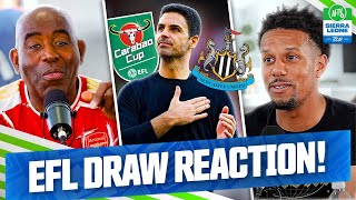 Arsenal Draw Newcastle In The Semi Finals Carabao Cup Draw Reaction  AFTV Sierra Leone Tour [upl. by Suzanne617]