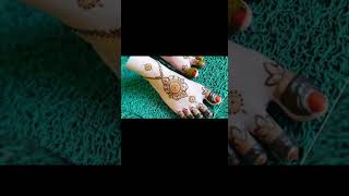 Latest foot mehndi designs 2024  paon ki mehndi designs footmehndidesigns [upl. by Zippel]