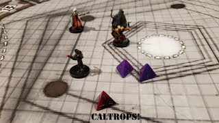 Caltrops and oil Caltrops in real life VS TTRPG [upl. by Einallem]