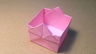 Origami Square Box [upl. by Esiled]