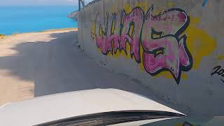 Driving to Myrtos Beach in Kefalonia  Greece  4k  GoPro  NoMusic [upl. by Waddell]