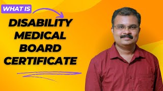 Disability Medical Board Certificate Malayalam [upl. by Nodnar]