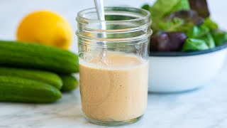 Best Tahini Dressing Recipe [upl. by Eadrahs]