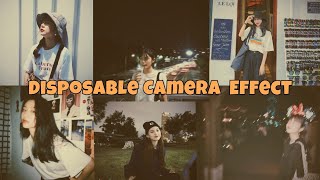 Disposable Camera Filter Effect  Vsco Tutorial [upl. by Haidabez]