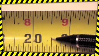 How to use a Tape Measure and read Fractions Easily [upl. by Naujek]