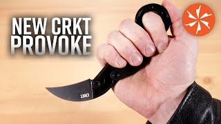 New CRKT Provoke Folding Karambit Knife Available at KnifeCentercom [upl. by Shalne]