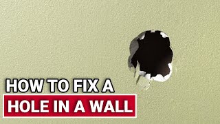 How To Fix a Hole in A Wall  Ace Hardware [upl. by Zsuedat]