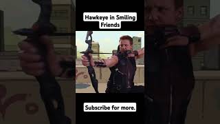 Avengers in Smiling Friends marvel avengers memes ironman smilingfriends [upl. by Hakvir]