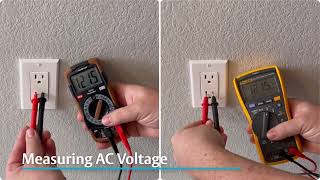 Measuring AC Voltage with a Digital Multimeter [upl. by Artemla215]