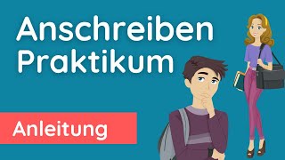 ✅ Anschreiben Schülerpraktikum mit Beispiel [upl. by Anyalram]