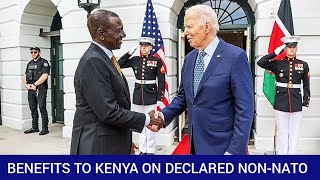 Benefits Kenya Will Enjoy From USA After Its Declared NonNATO Ally [upl. by Rangel]