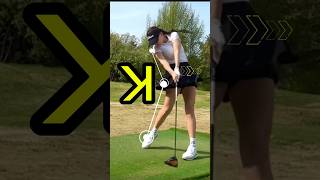 Watch reverse ‘ K’ golf swing 🔻🔻 몸이 공에 충격을 가할 수 있는 위치에 있을 때 오른쪽 다리와 오른쪽 측면이 K 모양을 이룹니다 [upl. by Hittel]