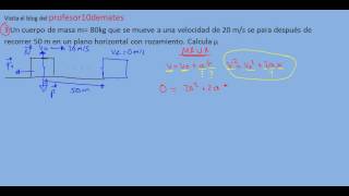 ejercicios y problemas resueltos de física dinámica 3 [upl. by Okimuk]