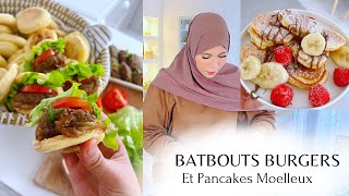 RAMADAN 2024  2 Recettes Délicieuses Batbouts Burgers et Pancakes Express SANS REPOS ULTRA MOELLEUX [upl. by Leitnahs514]