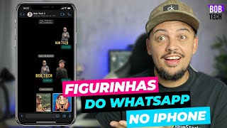 Como criar FIGURINHAS do WHATSAPP no IPHONE 2022  TUTORIAL 😍 [upl. by Flita]