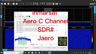 Inmarsat Voice Channel decoding SDR and Jaero 35 [upl. by Auqinimod]