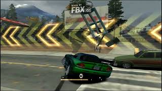 NFS Most Wanted  JVs Viper in Lap knockout race with Ronnie before boss race against him [upl. by Cy560]