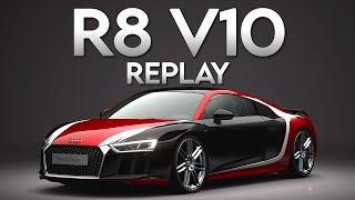 Audi R8 V10  Du Mans Racing Circuit Replay  Gran Turismo 7 NFS Carbon Special [upl. by Sulamith538]