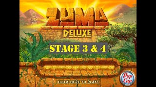 Zuma Deluxe  Stage 3 amp 4  Steam  PC Gameplay [upl. by Onifled]