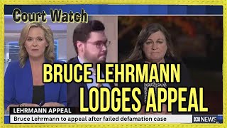 Bruce Lehrmann lodges Appeal Today 31May2024 [upl. by Innoj318]