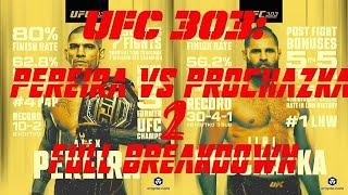 UFC 303 Pereira Vs Prochaska Full Breakdown Could The Upset HAPPEN [upl. by Ardiedal755]