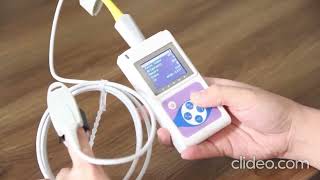 Contec cms60D handheld pulse oximeter [upl. by Eidurt]