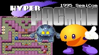 HYPER PACMAN 1995 SemiCom Arcade オールクリア [upl. by Elga]