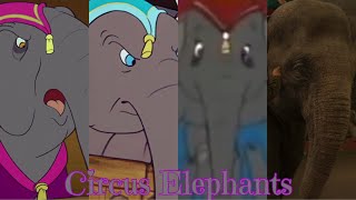 Circus Elephants Dumbo  Evolution In Movies amp TV 1941  2019 [upl. by Ednyl266]