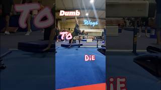 Dumb ways to die handless pommel edition shorts gymnast pommel fail dumbwaystodie [upl. by Lili894]