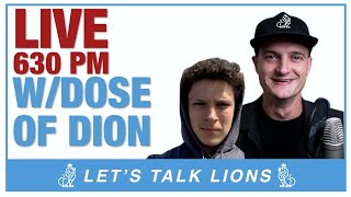 LIVE with Dose of Dion  Detroit Lions 2021 Preview [upl. by Notnert]