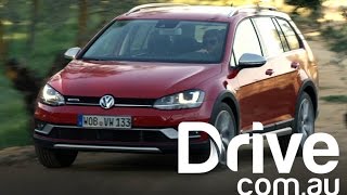 Volkswagen Golf Alltrack First Drive Review  Drivecomau [upl. by Vahe]